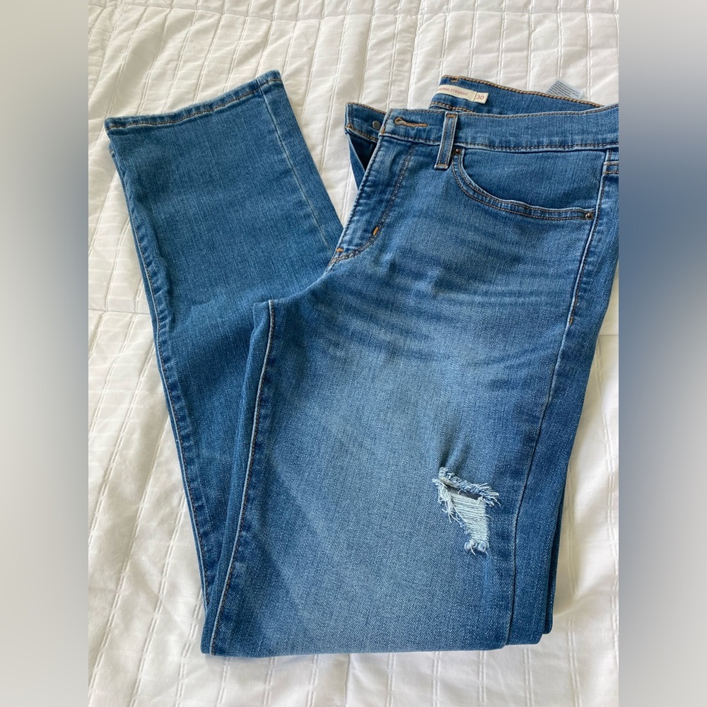 Levi's Classic Blue Straight Leg Jeans